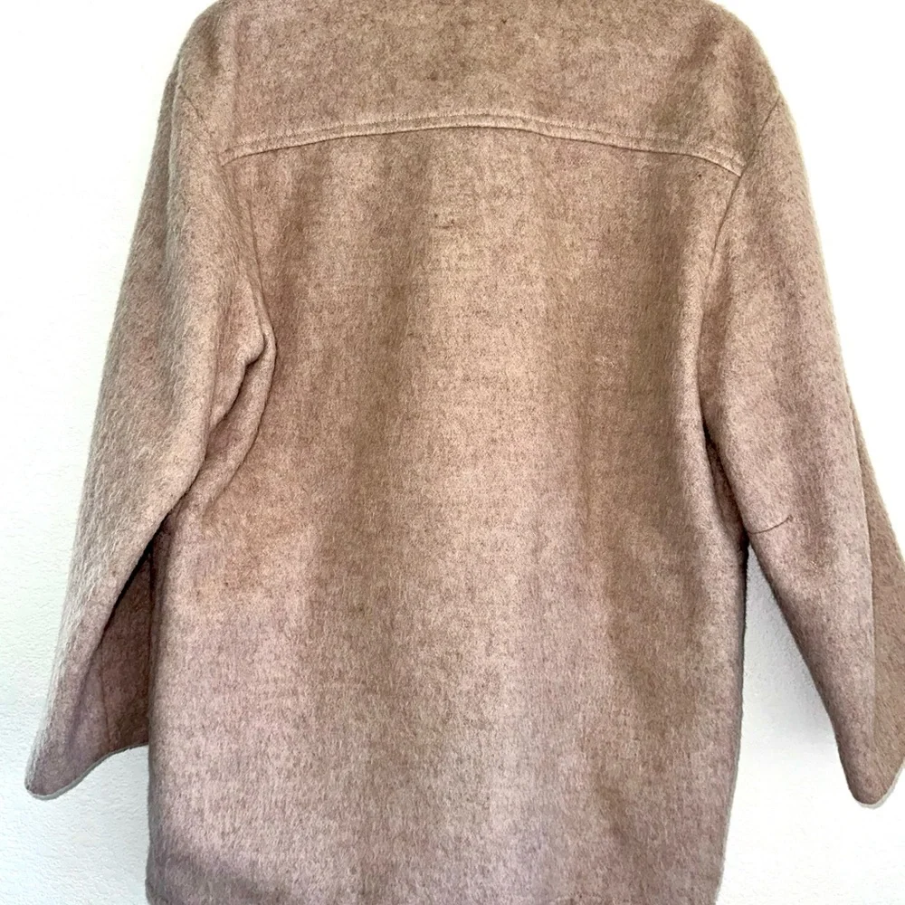 Vintage Made in Japan-Town & Country Sun Idol Alpaca Work Jacket-Soft Tan-Size L